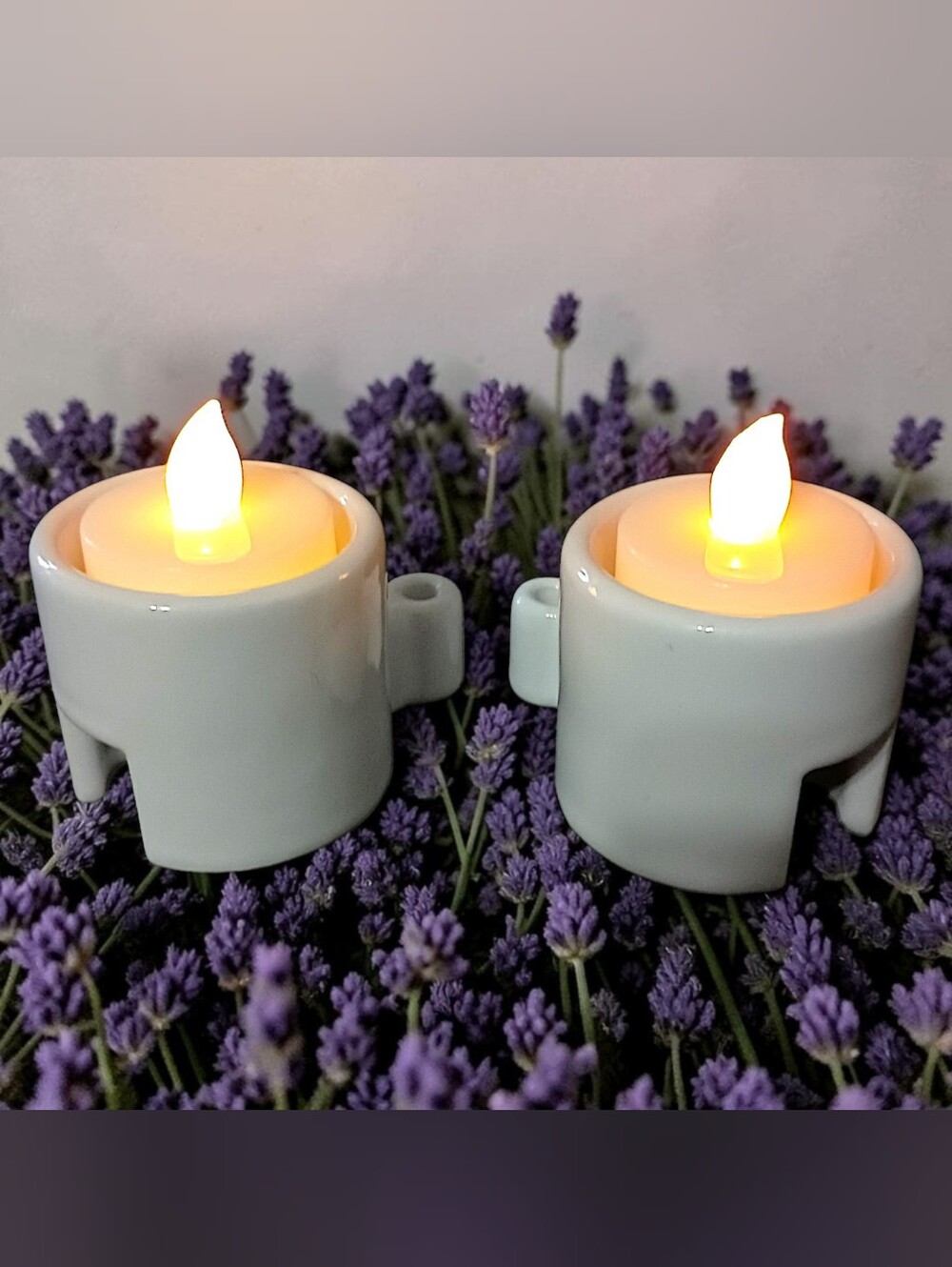 2 IKEA Tea Light Interlock Candle Holders PS Varmeljushallare Ehlen Johansson
